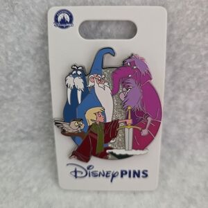 NWT Disney Parks Sword and Stone Cast Pin
